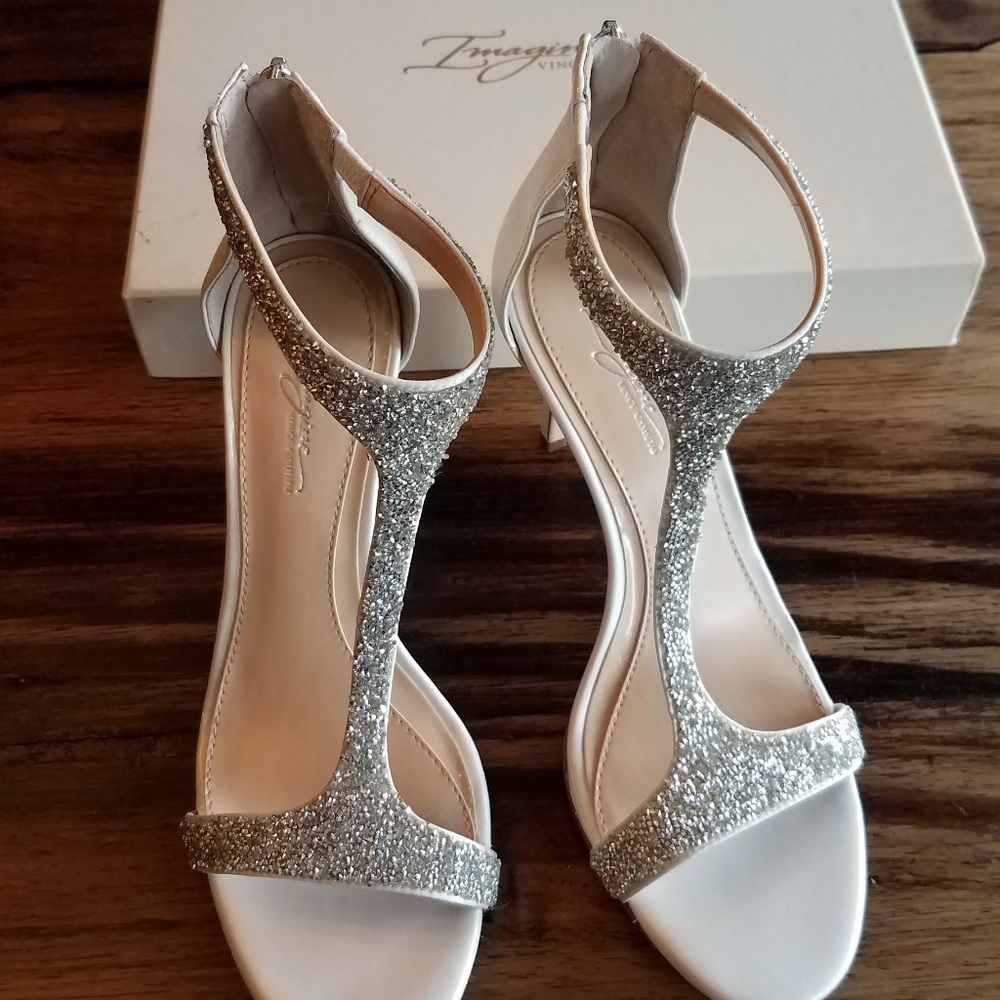 Vince Camuto Phoebe wedding stiletto heels 8.5